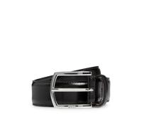 BOSS Ceinture en cuir italien avec boucle à coins cassés - Style Claus-Tx-St_Sz35, 50529626 Marron foncé 105