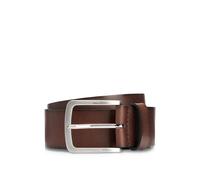 BOSS Ceinture en cuir italien avec boucle à logo gravé - Style Jor-V_Sz40, 50471321 Marron foncé 100