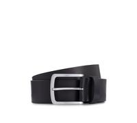 BOSS Ceinture en cuir italien avec boucle à logo gravé - Style Jor-V_Sz40, 50471321 Noir 120