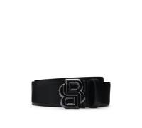 BOSS Ceinture en cuir italien avec boucle à monogramme Double B - Style B_Icon-G_Sz35, 50522814 Noir 105