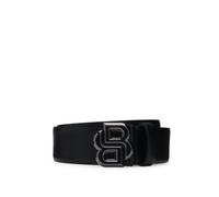BOSS Ceinture en cuir italien avec boucle à monogramme Double B - Style B_Icon-G_Sz35, 50522814 Noir 115