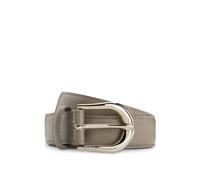 BOSS Ceinture en cuir italien avec boucle dorée - Style Carol-St-G_Sz30, 50536887 Beige 100