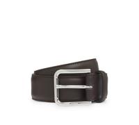 BOSS Ceinture en cuir italien avec boucle logo - Style Navya-St_Sz35, 50553388 Marron foncé 95