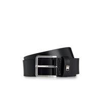 BOSS Ceinture en cuir italien avec passant à rayures emblématiques - Style Ther-Flag-E_Sz35, 50486839 Noir 90