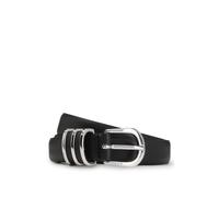 BOSS Ceinture en cuir italien avec passant en métal - Style Carol-Loops_Sz20, 50548534 Noir 70