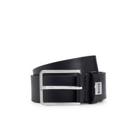 BOSS Ceinture en cuir italien avec passant logoté - Style Elio_Sz35, 50529898 Noir 100