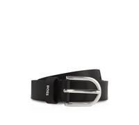 BOSS Ceinture en cuir italien avec passant logoté - Style Scarlet-A-BOSS_Sz25, 50553383 Marron foncé 90