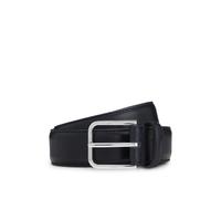 BOSS Ceinture en cuir lisse avec boucle argentée - Style Madison-B1_VLSt_Sz35, 50558700 Bleu foncé 90