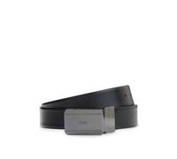 BOSS Ceinture en cuir réversible avec boucle plate et boucle à ardillon - Style Gifflet-G_Gb35_pp, 50568650 Noir pcs.