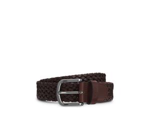 BOSS Ceinture en cuir tressée - Style Sash-Wn2_Sz35, 50471279 Marron foncé 105