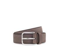 BOSS Ceinture en nubuck italien avec boucle à ardillon lisse - Style Madison-B1_NbSt_Sz35, 50553326 Marron foncé 110
