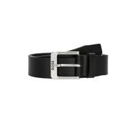 Hugo Boss Ceinture Homme Jemio Sz40 en cuir de buffle noir boucle logo argentée 95 cm