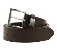 BOSS Ceinture marron en cuir pour homme - Connio-Plus Sz40 Leather Belt Dark Brown 286037 120 cm