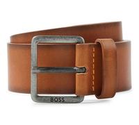 BOSS Ceinture marron en cuir pour homme - Jeeko Sz40 Leather Belt Medium Brown 234848 80 cm