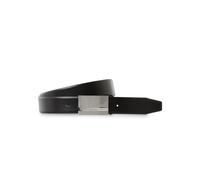BOSS Ceinture en cuir italien avec boucle plate logotée - Style Baxton_Sz35, 50480955 Noir 85