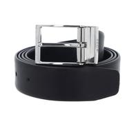 BOSS Ceinture noir bleu foncé en cuir pour homme - Ofede-P Or35 sp Leather Belt Black / Navy 271948 115 cm