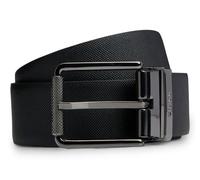 BOSS Ceinture noir en cuir pour homme - Giontin Buckle Belt Giftset 255393 110 cm