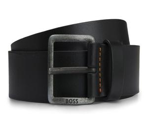BOSS Ceinture noir en cuir pour homme - Jeeko Sz40 Belt 304217 110 cm
