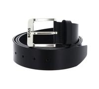 BOSS Ceinture noir en cuir pour homme - Jemio Sz40 Leather Belt 277781 80 cm