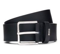BOSS Ceinture noir en cuir pour homme - Ther-BOSS-Piq_Sz35 Belt 307316 100 cm