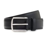 BOSS Ceinture en cuir avec boucle en métal argenté et Double B - Style Onnie-BB-Tip_Sz35, 50568638 Noir 90