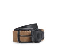 BOSS Ceinture réversible en cuir et tissu texturé pour enfant - Style J51573/09B55, J51573 Noir 80