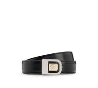 BOSS Ceinture réversible en cuir italien avec monogramme Double B - Style B_Icon_Frm_Sr25_pp, 50548522 Marron / Noir 100