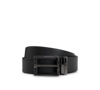 BOSS Ceinture réversible en cuir italien lisse et structuré - Style Felix_Or35_ps, 50541150 Noir pcs.
