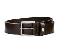Hugo Boss Ceinture Ther-Flag-E Sz35 95 cm Cuir italien, passant à rayures emblématiques Marron