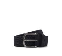 BOSS Ceinture tissée avec finitions en cuir - Style Sash-WnE-Sd_Sz35, 50537169 Bleu foncé 85