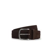BOSS Ceinture tissée avec finitions en cuir - Style Sash-WnE-Sd_Sz35, 50537169 Marron foncé 80