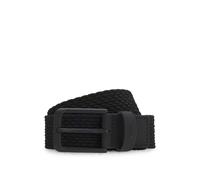BOSS Ceinture tressée avec finitions cuir et détail logo - Style Vern-WnE-Go_Sz35, 50558757 Noir 80