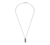 BOSS Chaîne 'KASSY' noir / argent, Taille One Size