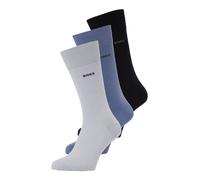 BOSS Chaussettes azur / noir / blanc, Taille 43-46
