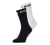 BOSS Chaussettes bleu foncé / blanc, Taille 39-42