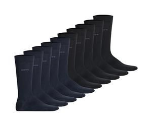BOSS Chaussettes bleu marine / noir, Taille 43-46