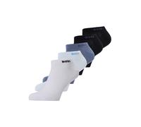 BOSS Lot de cinq paires de chaussettes basses en coton mélangé avec logo - Style 5P AS Uni CC, 50493197 Noir / Blanc / Bleu 43-46