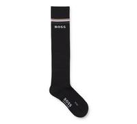 BOSS Chaussettes d’équitation en coton mélangé avec logo - Style CLASSIC SOCKS SUMMER, B3U0301 Noir 43-46