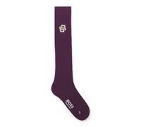 BOSS Chaussettes d’équitation - Style DAVINA SOCKS DOUBLE B, B8U0301 Violet foncé 39-42