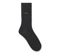 BOSS Chaussettes de longueur régulière en coton stretch - Style Marc RS Uni CC, 50469843 Gris sombre 43-46