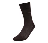 BOSS Chaussettes 'George' brun foncé / moutarde, Taille 41-42