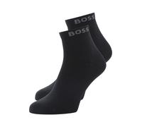BOSS 2p SH Uni CC Chaussettes à Short, Noir 1, 42 FR/44 FR Homme