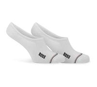BOSS 2P LC Iconic CC Chaussettes Invisibles, White, 39-42 Men