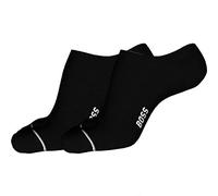 BOSS Lot de deux paires de chaussettes invisibles en coton mélangé - Style 2P LC Iconic CC, 50522704 Noir 39-42