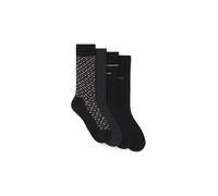 BOSS Chaussettes, lot de 4, noir noir