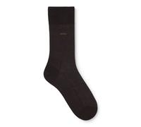 BOSS Chaussettes mi-mollet à logo en coton égyptien mercerisé - Style George RS Uni MC, 50469837 Marron foncé 45-46