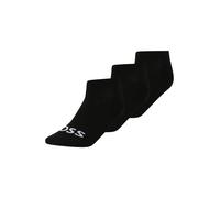 BOSS Chaussettes noir / blanc, Taille 35-38