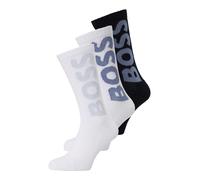 BOSS Chaussettes saphir / bleu-gris / noir / blanc, Taille 40-46