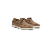 BOSS Chaussures bateau en daim avec semelle contrastante - Style Sienne_Boat_sd, 50563130 Beige 39