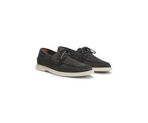 BOSS Chaussures bateau en daim avec semelle contrastante - Style Sienne_Boat_sd, 50563130 Gris sombre 40